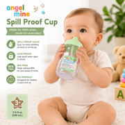 Angel of Mine Spill-Proof Cup – 11.5 oz Kids Training Cup, BPA-Free