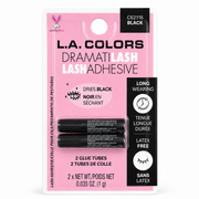 L.A. COLORS Dramatilash Black Lash Adhesive – 2 Glue Tubes