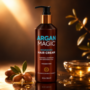 Argan Magic Nourishing Hair Cream – Hydrates, Conditions & Controls Frizz, 8.5 fl oz