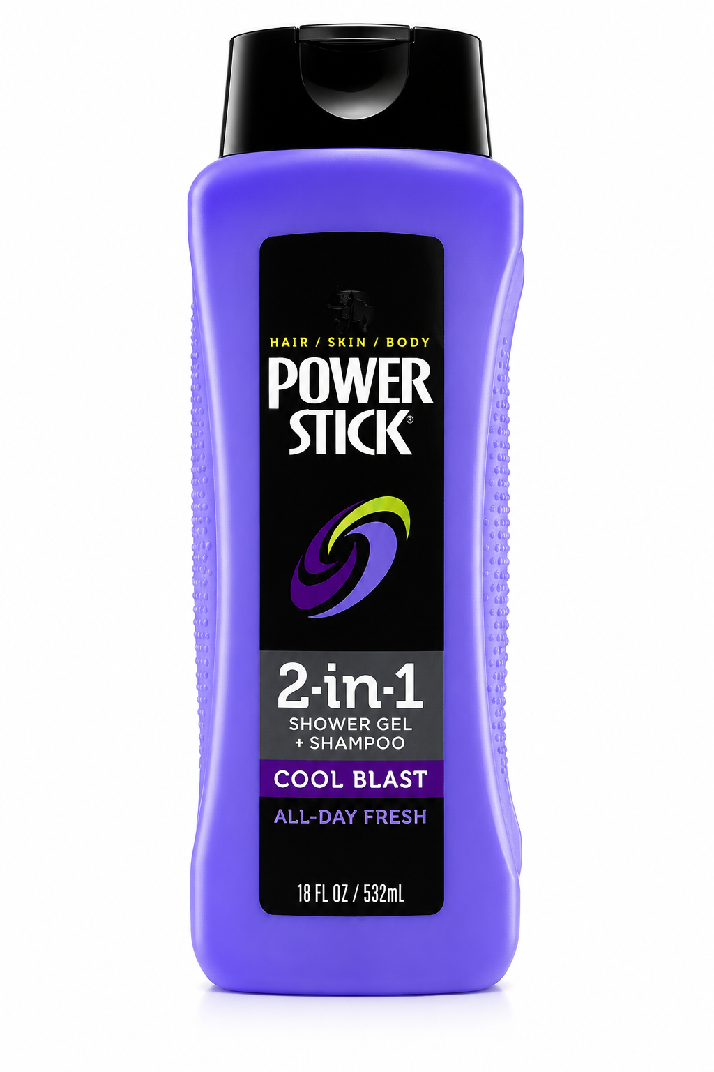 Power Stick 2-in-1 Shower Gel + Shampoo – Cool Blast, 18 fl oz