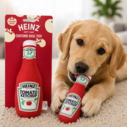 Heinz Ketchup Bottle Squeaky Dog Toy