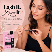 L.A. COLORS Dramatilash Black Lash Adhesive – 2 Glue Tubes