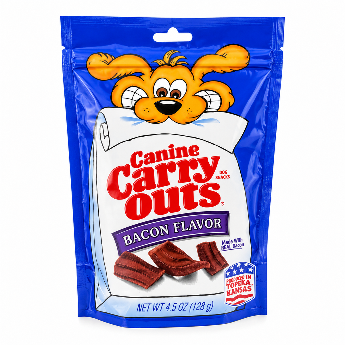 Canine Carry Outs Bacon Flavor Dog Treats – 4.5 oz