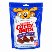 Canine Carry Outs Bacon Flavor Dog Treats – 4.5 oz