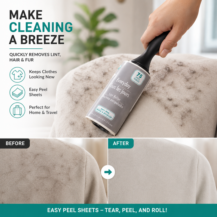 Everyday Lint Roller – 75 Easy-Peel Sheets