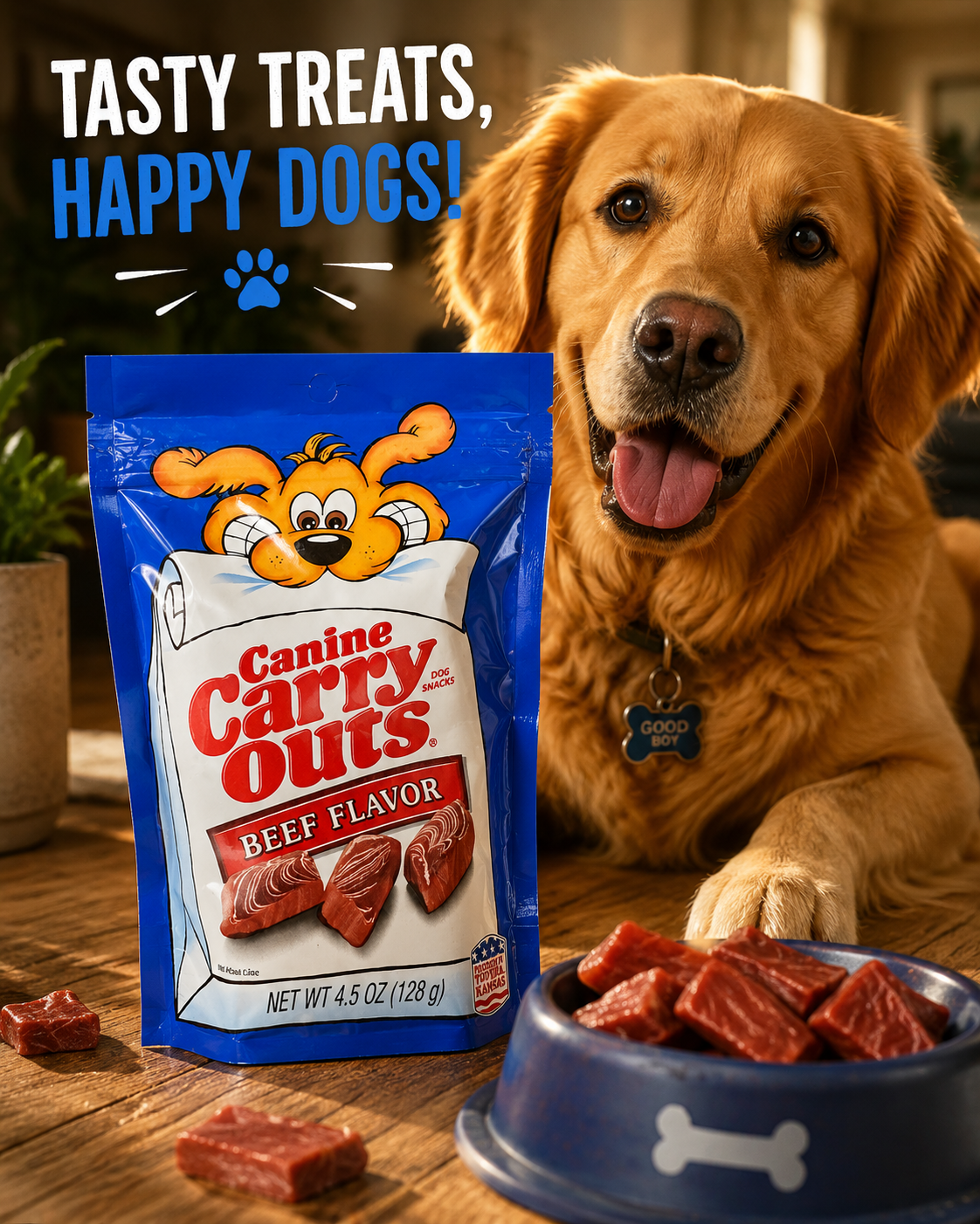 Canine Carry Outs Beef Flavor Dog Treats – Soft Bite-Size Rewards