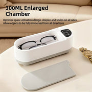 Portable High-Frequency Vibration Cleaner for Glasses, Jewelry & Watches