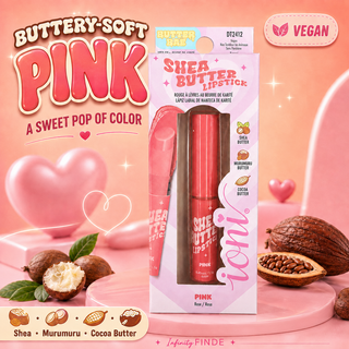 Bubble T Shea Butter Lipstick – Pink
