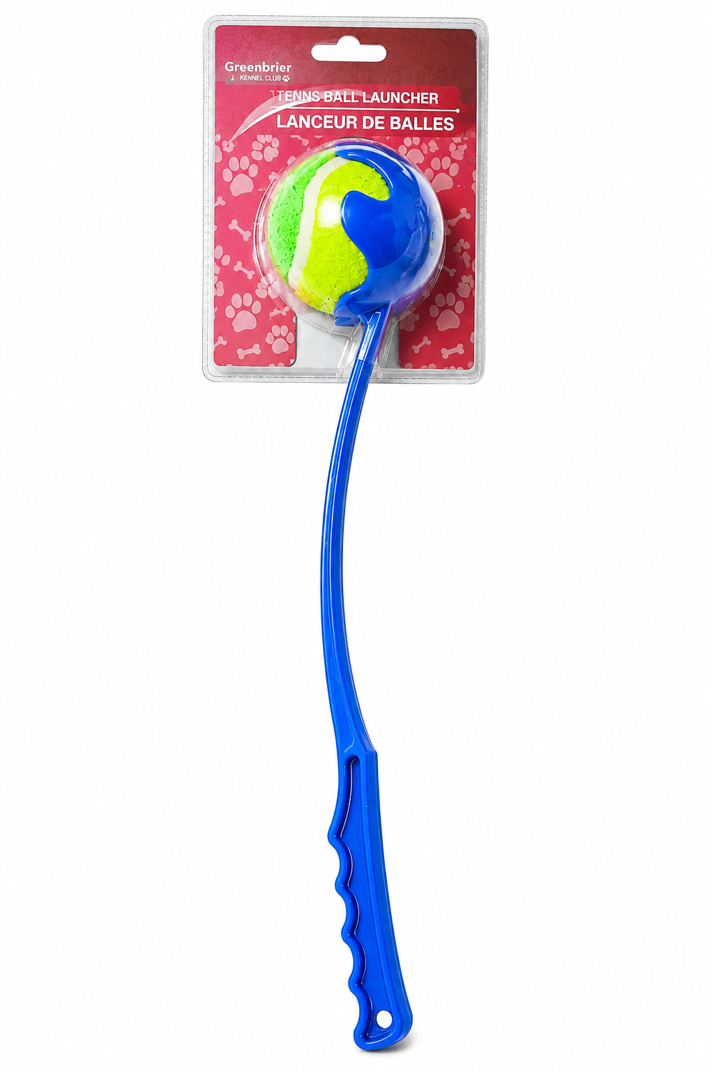 Tennis Ball Launcher for Dogs – Long Handle Fetch Toy with Ball