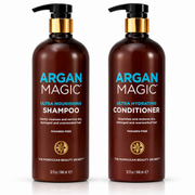 Argan Magic Shampoo & Conditioner Set – Ultra Nourishing and Hydrating, 32 fl oz Each