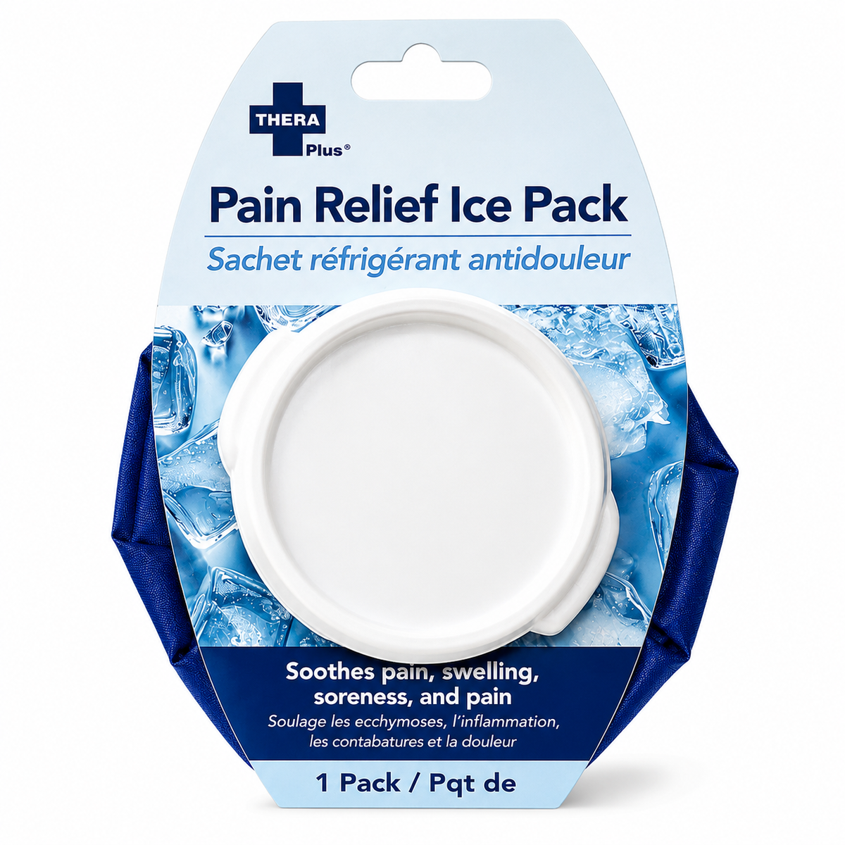 THERA Plus Pain Relief Ice Pack – Reusable Cold Compress for Swelling & Soreness