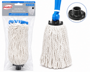 Cotton Twist Mop Head Replacement – Super Absorbent, Reusable Floor Cleaning Mop Head for Home & Commercial Use