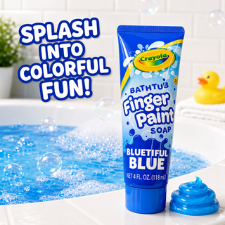Crayola Bathtub Finger Paint Soap – Bluetiful Blue, 4 fl oz