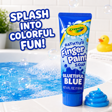 Crayola Bathtub Finger Paint Soap – Bluetiful Blue, 4 fl oz