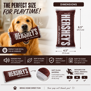 HERSHEY’S Milk Chocolate Plush Squeaky Dog Toy