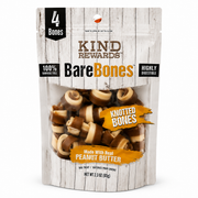 Peanut Butter Knotted Dog Treats