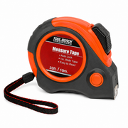 33 Ft Auto Lock Tape Measure – 1" Wide Easy-Read Blade with Comfort Grip