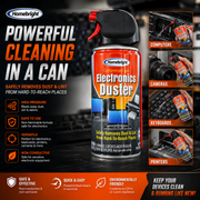 3-Pack Electronics Duster – Compressed Air Cleaner for Computers, Keyboards & Electronics