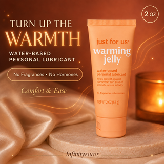 Just For Us Warming Jelly Water-Based Personal Lubricant – 2 oz