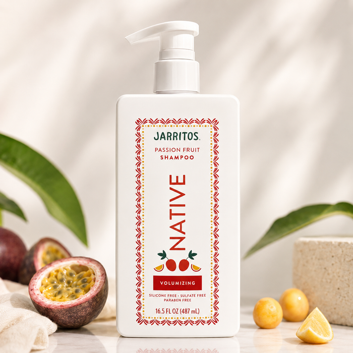 Native x Jarritos Passion Fruit Shampoo – Limited Edition Volumizing Shampoo, Sulfate-Free, 16.5 fl oz