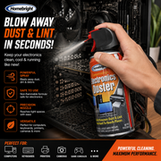 3-Pack Electronics Duster – Compressed Air Cleaner for Computers, Keyboards & Electronics