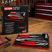 ICON Magnetic Tool Mat – Heavy-Duty Magnetic Organizer for Tools, Hardware & Fasteners