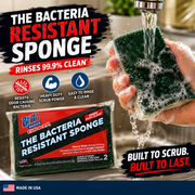 Brillo Basics Estracell Heavy Duty Bacteria Resistant Scrub Sponges – 2 Pack