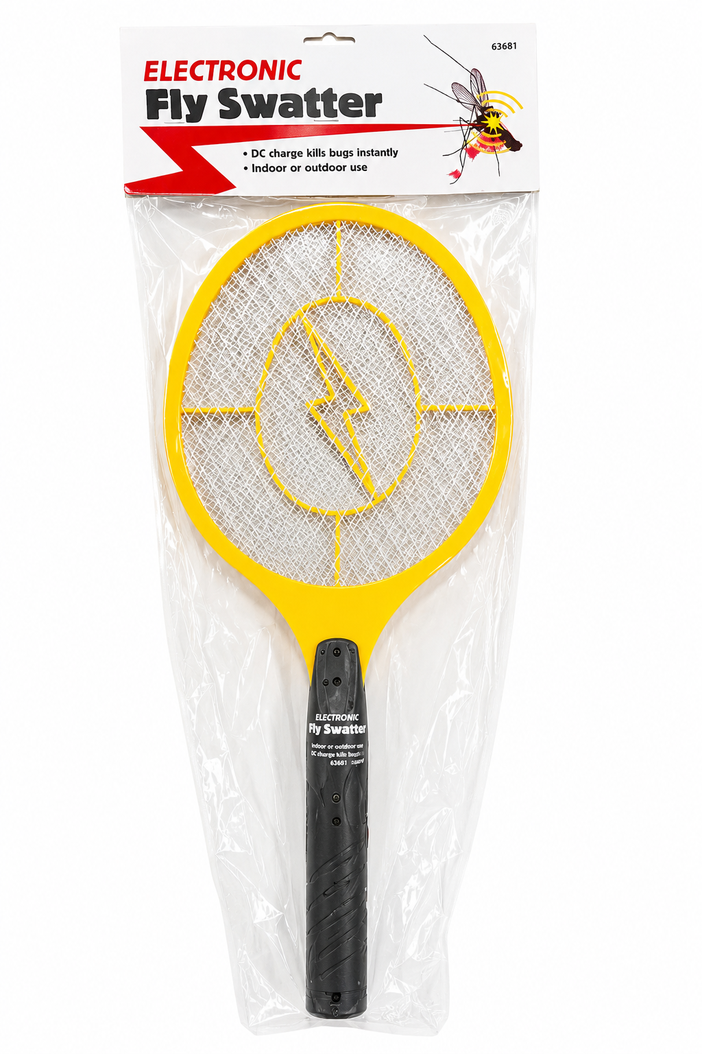 Electronic Fly Swatter – Battery Powered Bug Zapper Racket for Indoor & Outdoor Use