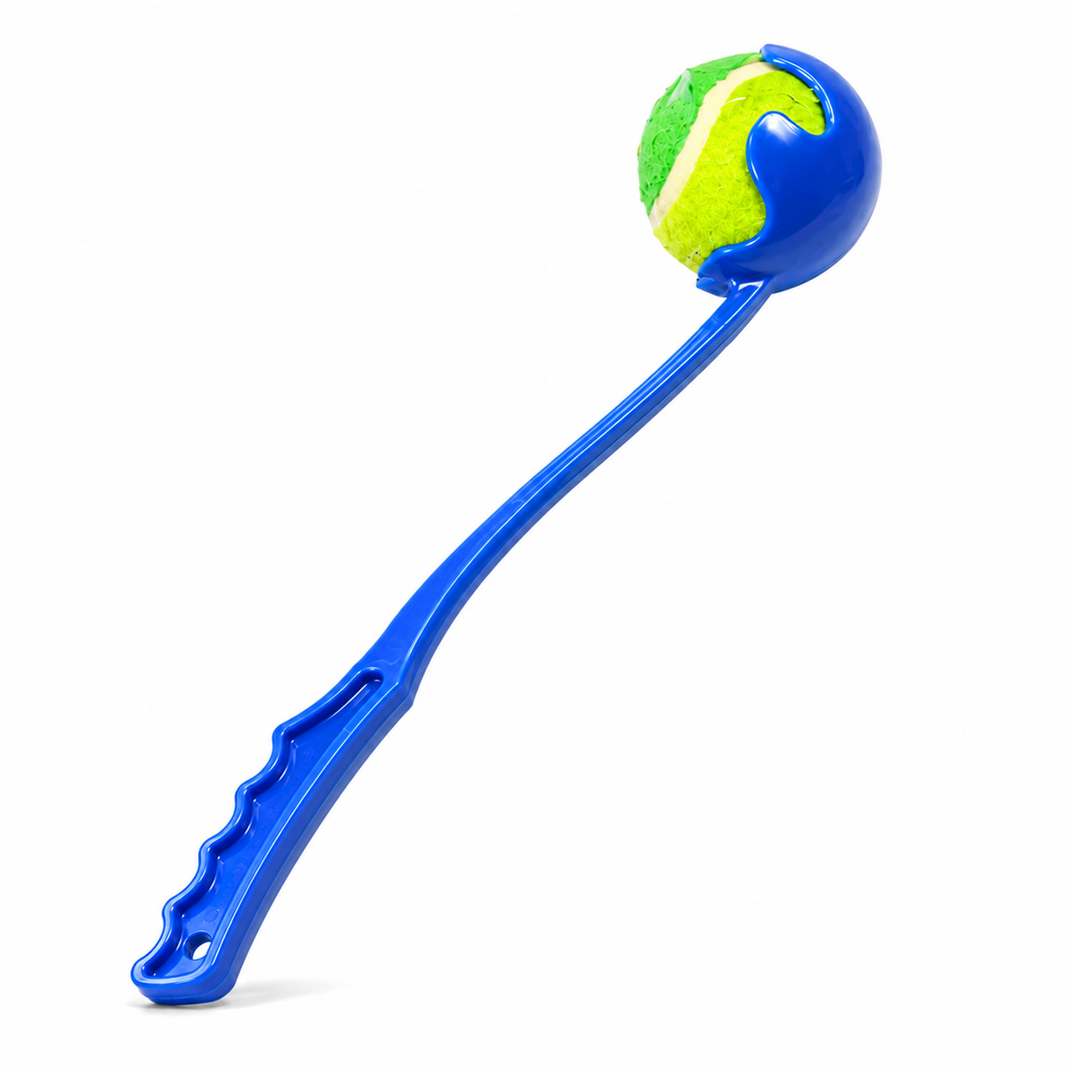 Tennis Ball Launcher for Dogs – Long Handle Fetch Toy with Ball