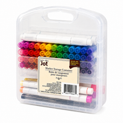 Portable Clear Marker Storage Container with Handle