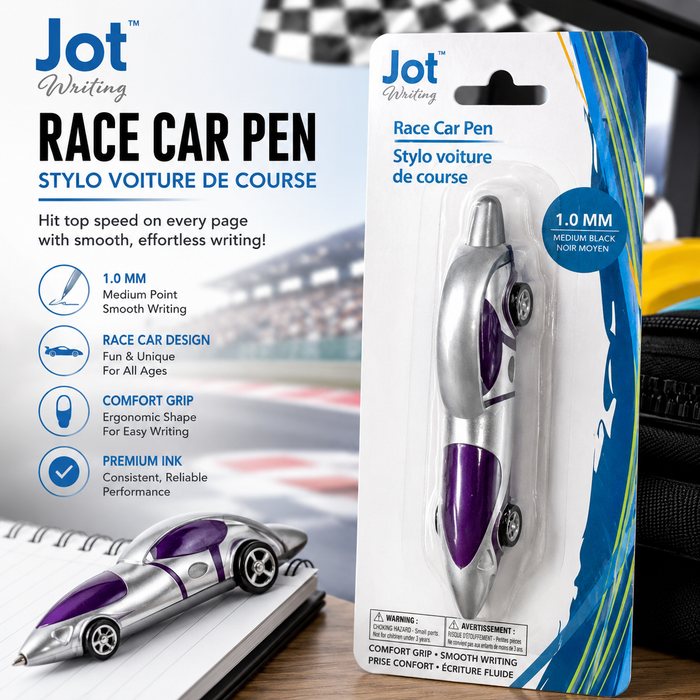 Jot Race Car Pen – 1.0mm Medium Black Ink