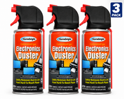 3-Pack Electronics Duster – Compressed Air Cleaner for Computers, Keyboards & Electronics