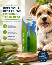 Doggiez Small Pet Grooming Comb – Gentle Dog & Cat Fur Comb