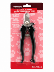 Greenbrier Kennel Club Dog Nail Clippers for Small & Medium Dogs – Stainless Steel Pet Nail Trimmer with Safety Guard