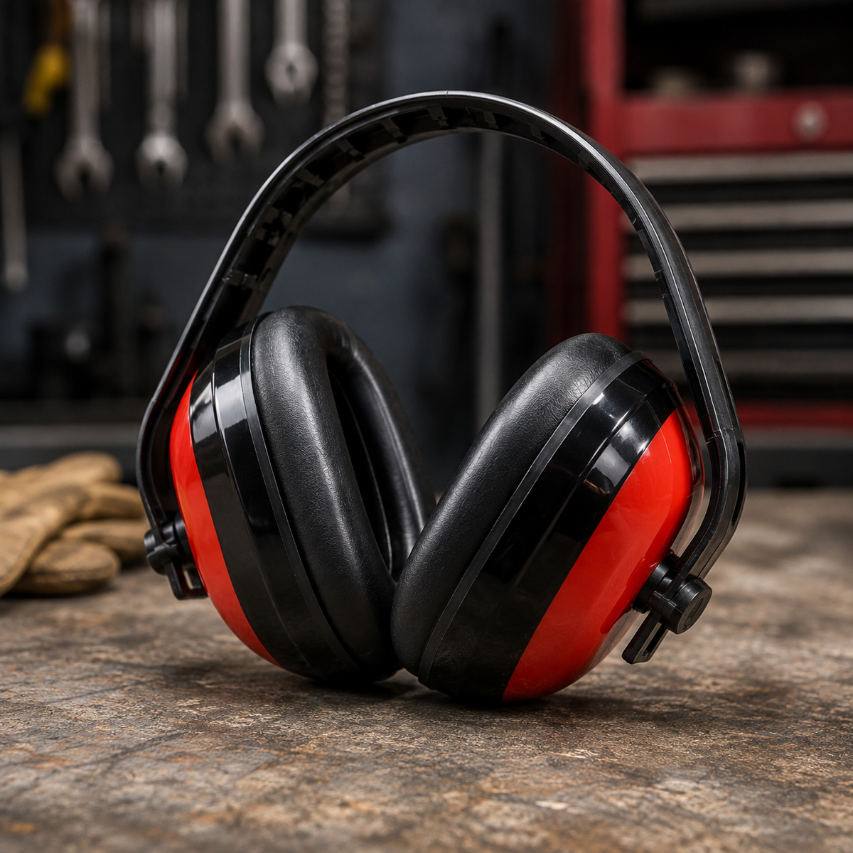 Industrial Safety Ear Muffs – Adjustable Hearing Protection for Construction, Woodworking & Power Tools