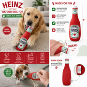 Heinz Ketchup Bottle Squeaky Dog Toy