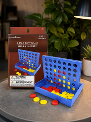 Mini 4-in-a-Row Travel Game – Classic Strategy Fun