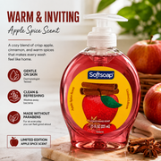 Softsoap Apple Spice Liquid Hand Soap – Limited Edition – 7.5 fl oz Pump Bottle