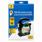 COB LED Portable Work Light – Dual Light 100 & 60 Lumens
