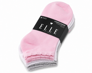 ELLE Women's No Show Socks 6-Pack – Soft Cushioned Low Cut Comfort Socks (Size 5–9.5)