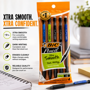 BIC Xtra-Smooth #2 Mechanical Pencils – 0.7mm, 4 Pack