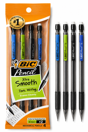 BIC Xtra-Smooth #2 Mechanical Pencils – 0.7mm, 4 Pack