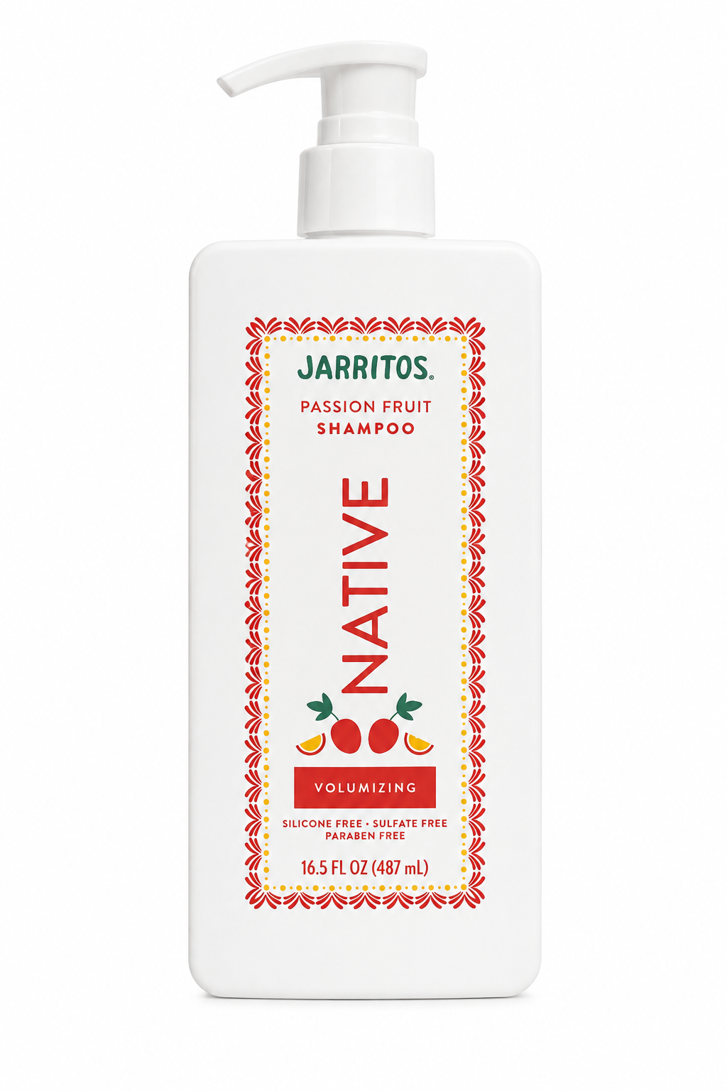 Native x Jarritos Passion Fruit Shampoo – Limited Edition Volumizing Shampoo, Sulfate-Free, 16.5 fl oz