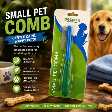 Doggiez Small Pet Grooming Comb – Gentle Dog & Cat Fur Comb