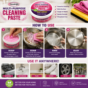Multi-Purpose Cleaning Paste – Tough Stain & Multi-Surface Cleaner, 7 oz